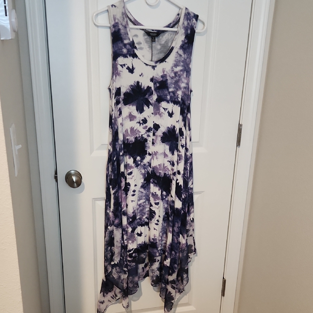Simply Vera Vera Wang Purple Tie-Dye Syle Dress!